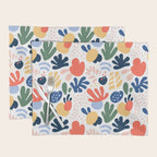 Abstract organic nature art pattern Placemat Gallery Image 1