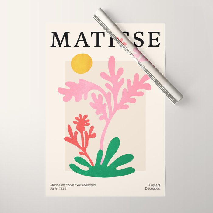 Abstract Garden: Matisse Paper Cutouts IV Wrapping Paper Gallery Image 1