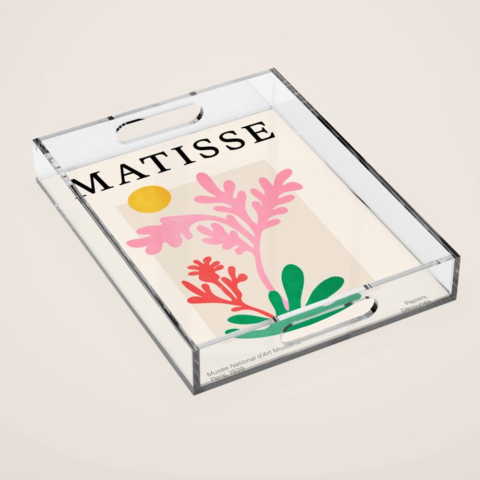 Abstract Garden: Matisse Paper Cutouts IV Acrylic Tray Gallery Image 1