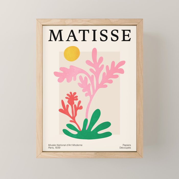 Abstract Garden: Matisse Paper Cutouts IV Mini Art Print Gallery Image 1