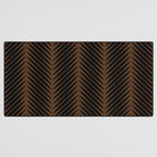 Palm Leaf Pattern - Dark Earthy Desk Mat Gallery Image 3