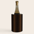 Palm Leaf Pattern - Dark Earthy Wine Chiller Gallery Image 3
