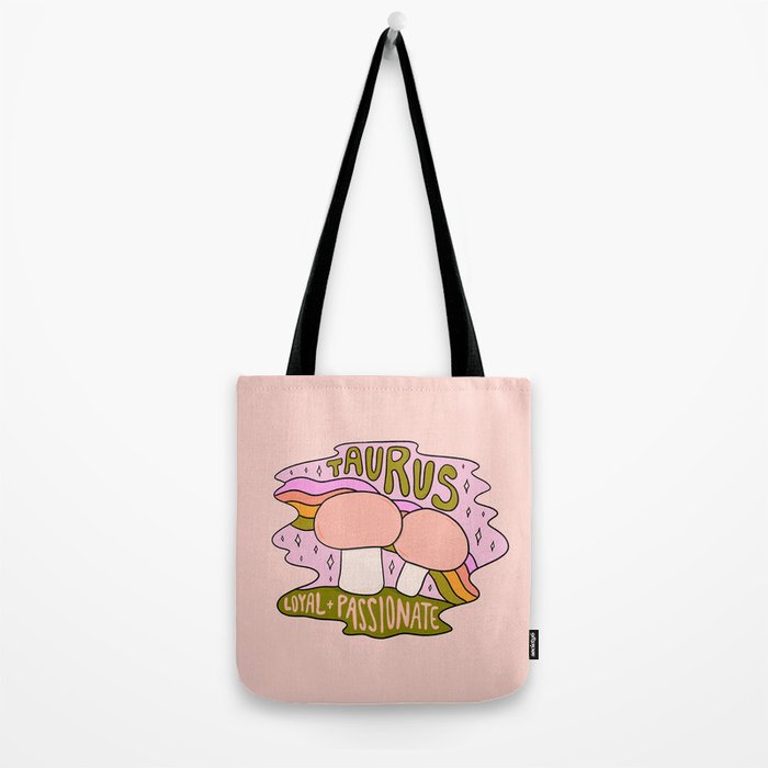 Taurus Mushroom Tote Bag Gallery Image 2