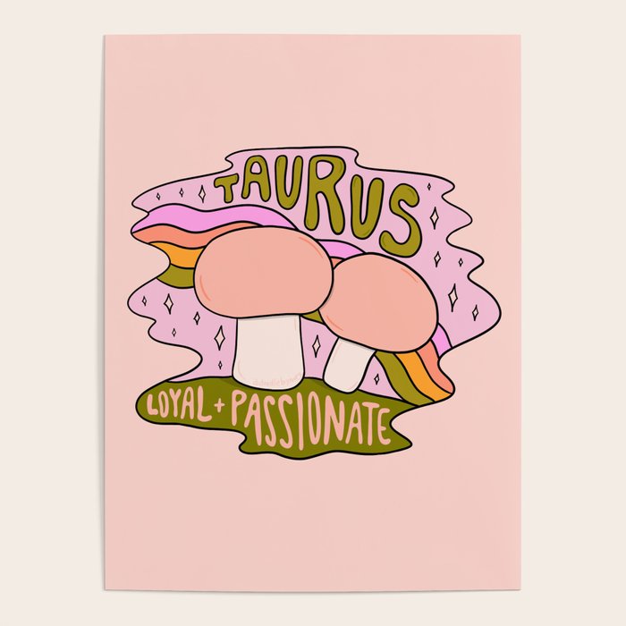 Taurus Mushroom Poster Gallery Image 4