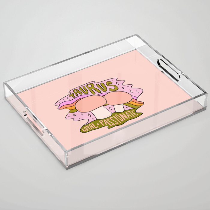 Taurus Mushroom Acrylic Tray Gallery Image 1