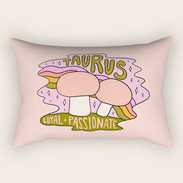 Taurus Mushroom Rectangular Pillow Gallery Image 1