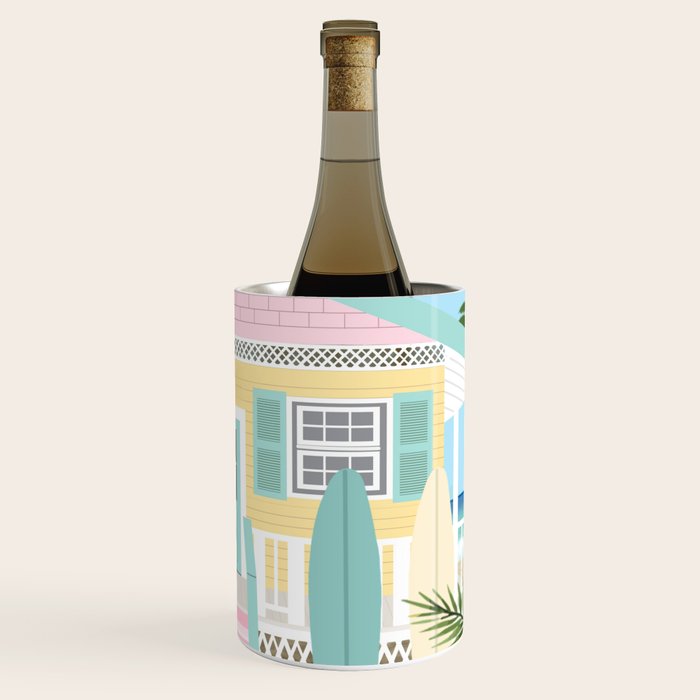 Retro beach house Wine Chiller Gallery Image 3