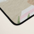 Retro beach house Desk Mat Gallery Image 4