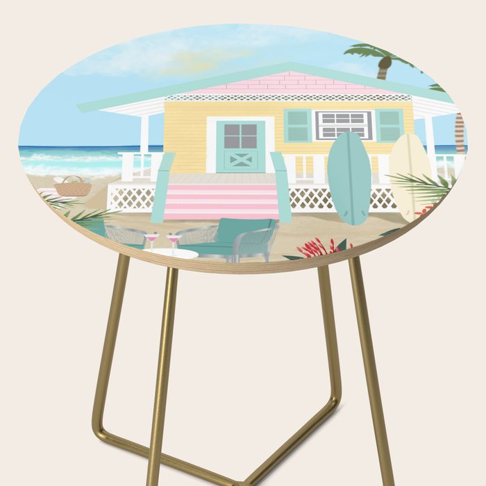 Retro beach house Side Table Gallery Image 2