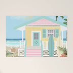 Retro beach house Welcome Mat Gallery Image 1