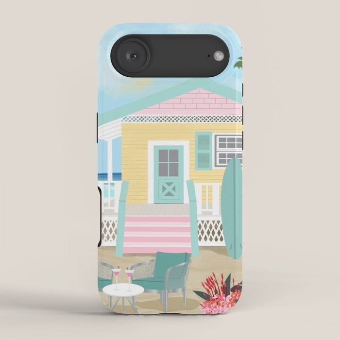 Retro beach house iPhone Case Gallery Image 2