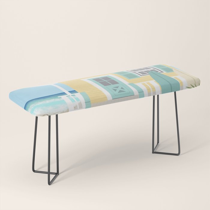 Retro beach house Bench Gallery Image 1