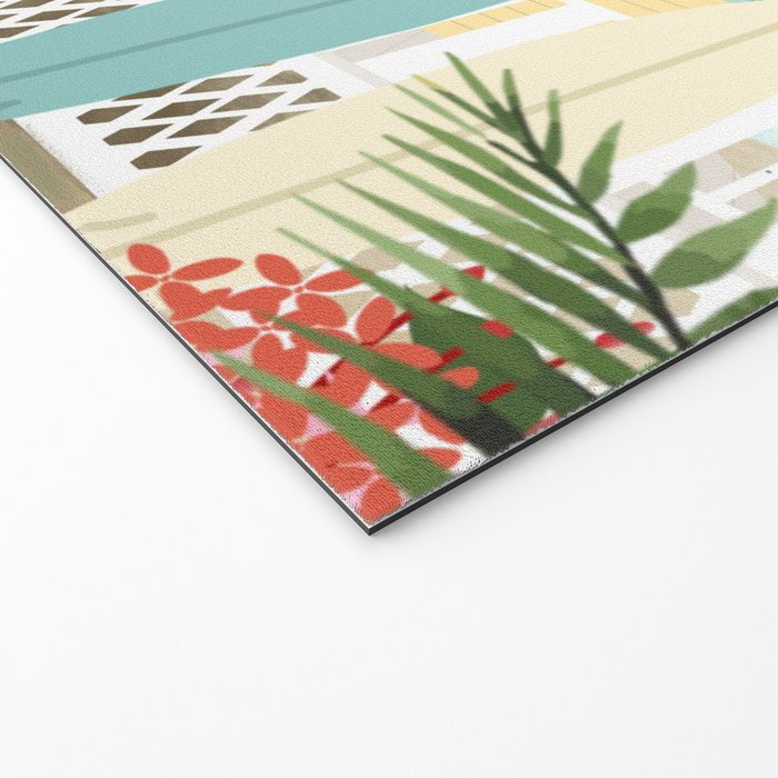 Retro beach house Welcome Mat Gallery Image 2