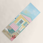 Retro beach house Yoga Mat Gallery Image 1