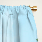 Retro beach house Window Curtain Gallery Image 2