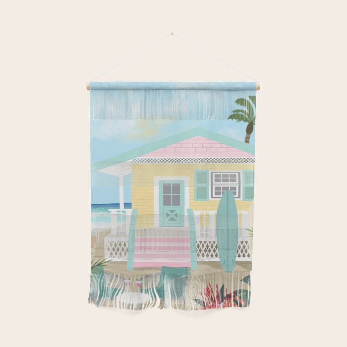 Retro beach house Wall Hanging Gallery Image 1