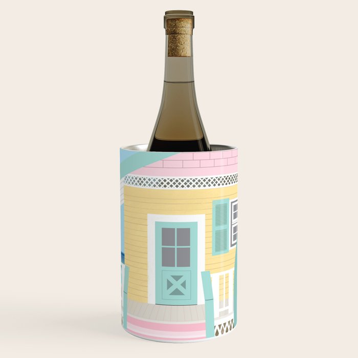 Retro beach house Wine Chiller Gallery Image 1
