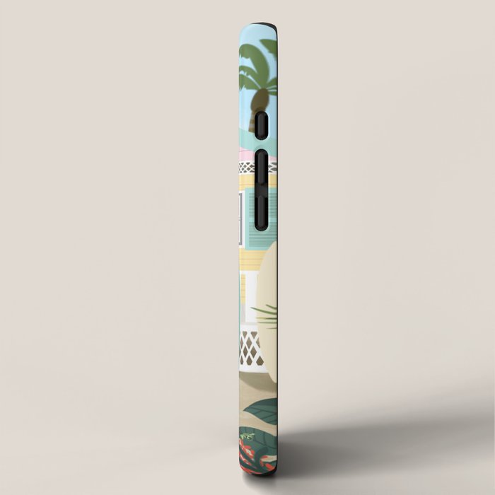 Retro beach house iPhone Case Gallery Image 2