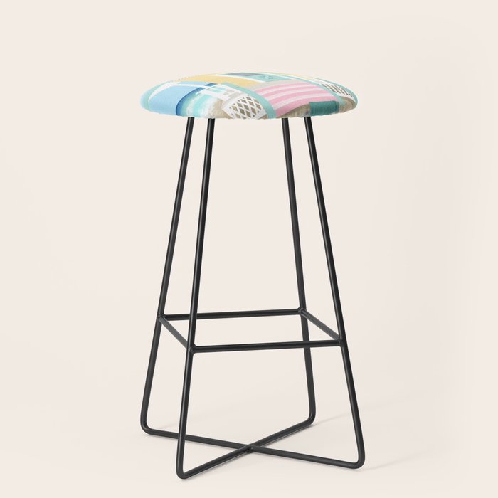 Retro beach house Stool Gallery Image 1