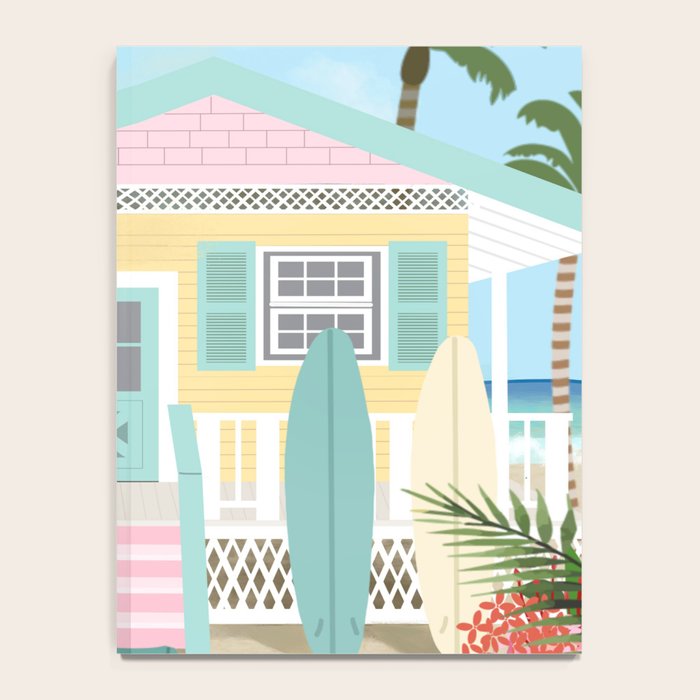 Retro beach house Notebook Gallery Image 4