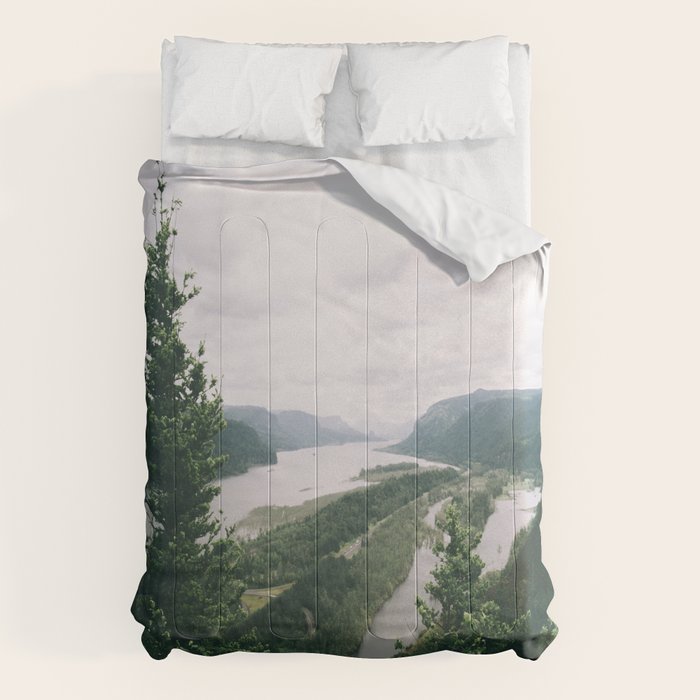 Columbia River Gorge II Comforter Gallery Image 1