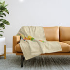 Fractal Geometric Unicorn Throw Blanket Gallery Image 1