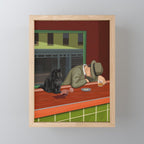 The Last Customers Mini Art Print Gallery Image 1
