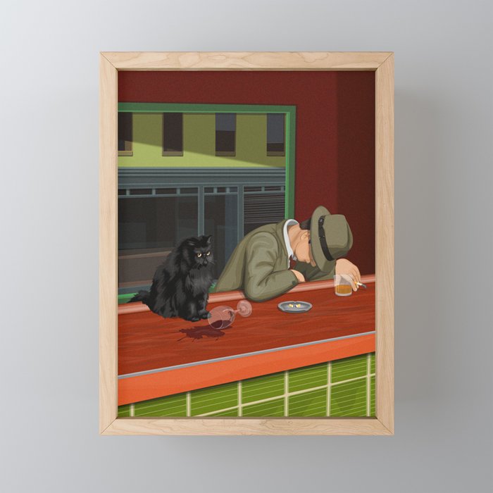 The Last Customers Mini Art Print Gallery Image 1
