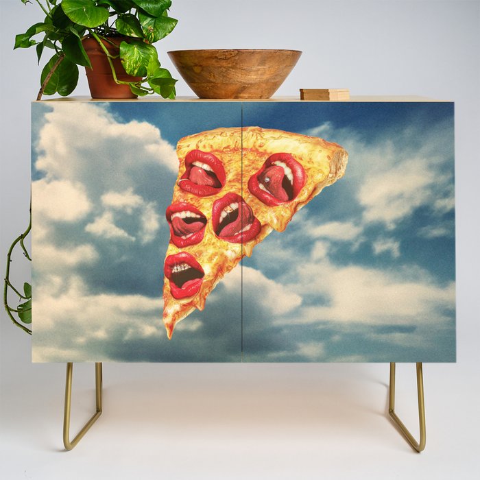 Pizza Euphoria - Pepperoni and Cheese Credenza Gallery Image 1