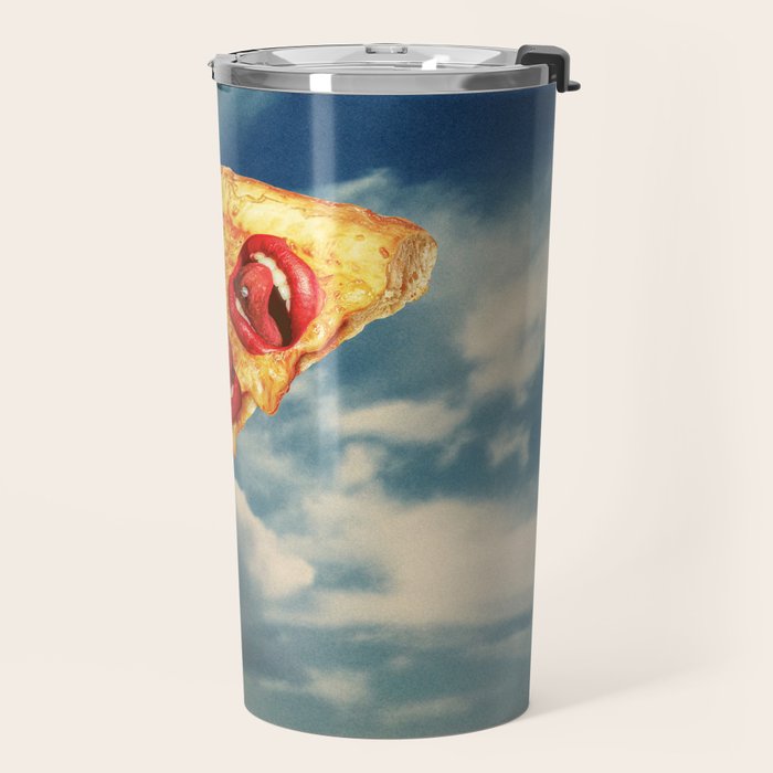 Pizza Euphoria - Pepperoni and Cheese Travel Mug Gallery Image 2