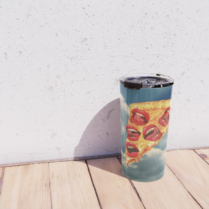 Pizza Euphoria - Pepperoni and Cheese Travel Mug Gallery Image 4