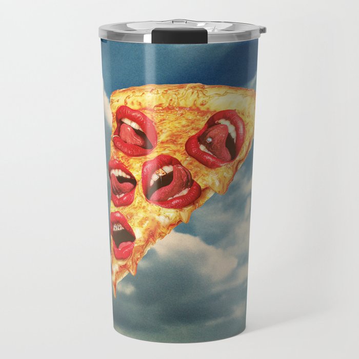 Pizza Euphoria - Pepperoni and Cheese Travel Mug Gallery Image 1