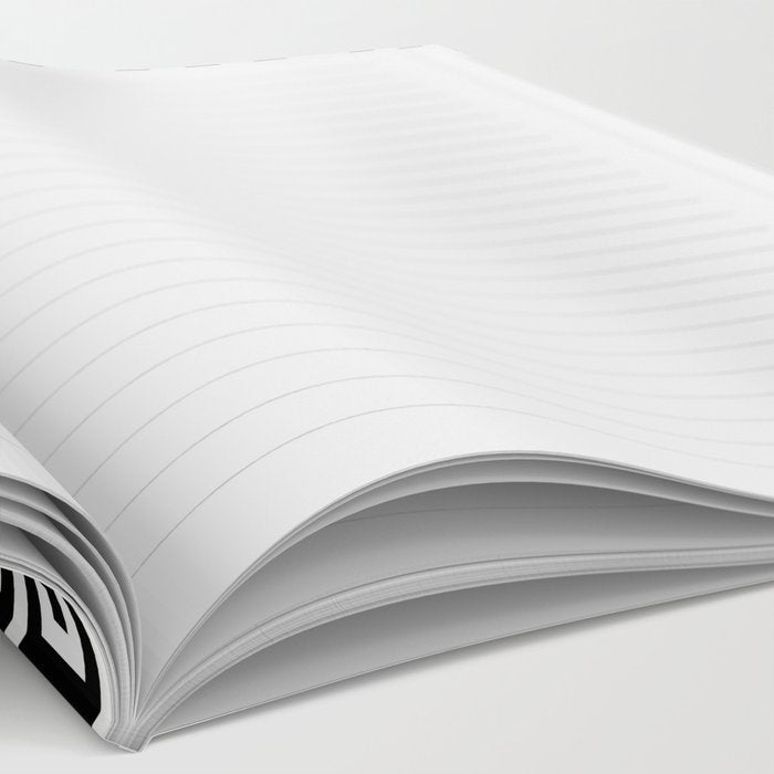 Black and White Greek Key Pattern Notebook Gallery Image 2