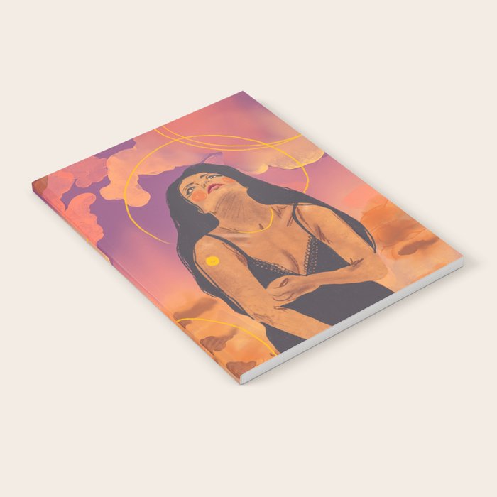 Sunset girl Notebook Gallery Image 1