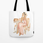 Au Café Tote Bag Gallery Image 1