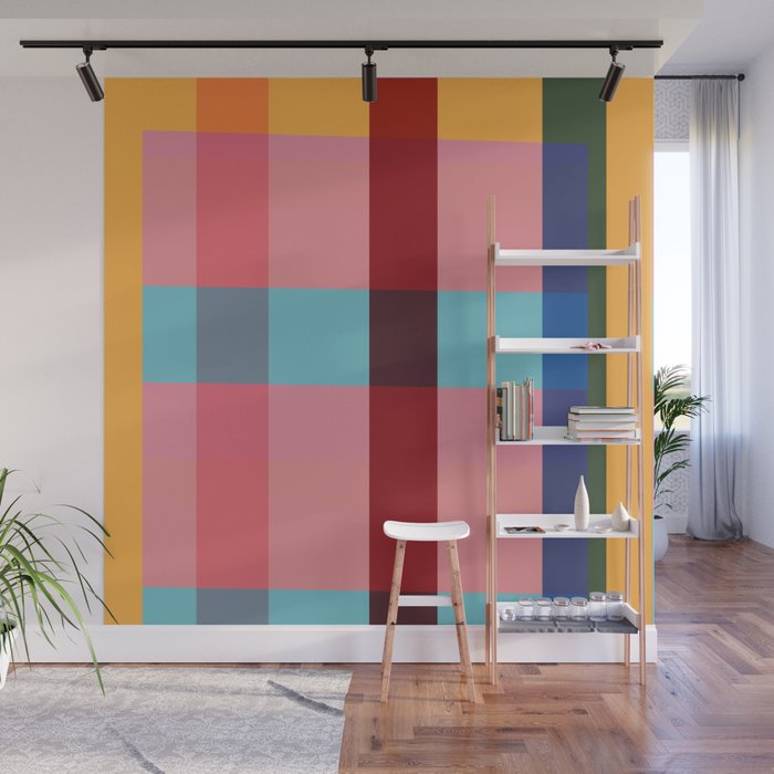 geometric abstract 263 Wall Mural Gallery Image 1