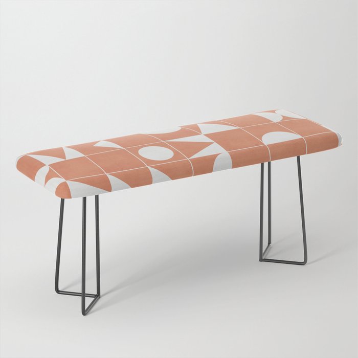 My Favorite Geometric Patterns No.14 - Coral Bench Gallery Image 1