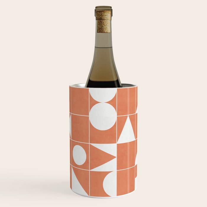 My Favorite Geometric Patterns No.14 - Coral Wine Chiller Gallery Image 1