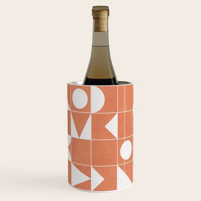 My Favorite Geometric Patterns No.14 - Coral Wine Chiller Gallery Image 2