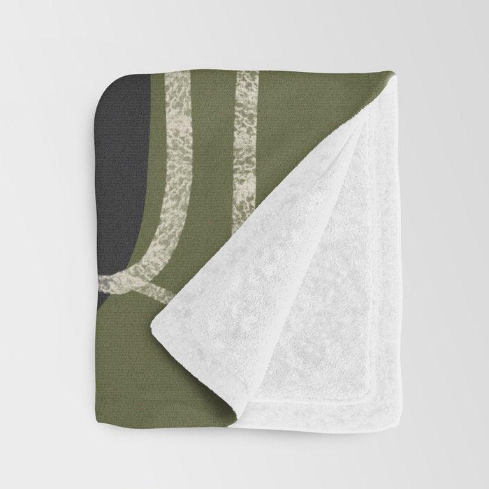 Organic Minimalist Layers 9 Throw Blanket Gallery Image 3