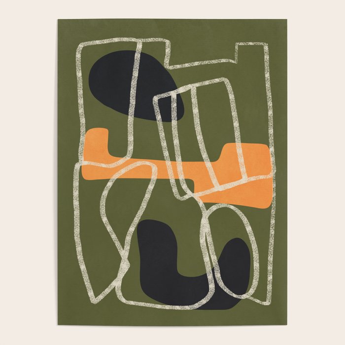 Organic Minimalist Layers 9 Poster Gallery Image 4