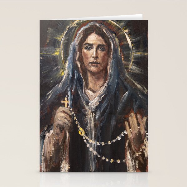 Mother of the Holy Rosary Stationery Card Gallery Image 2