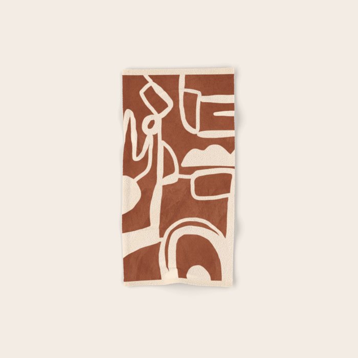 Abstract Lines 2 Bath Towel Gallery Image 1