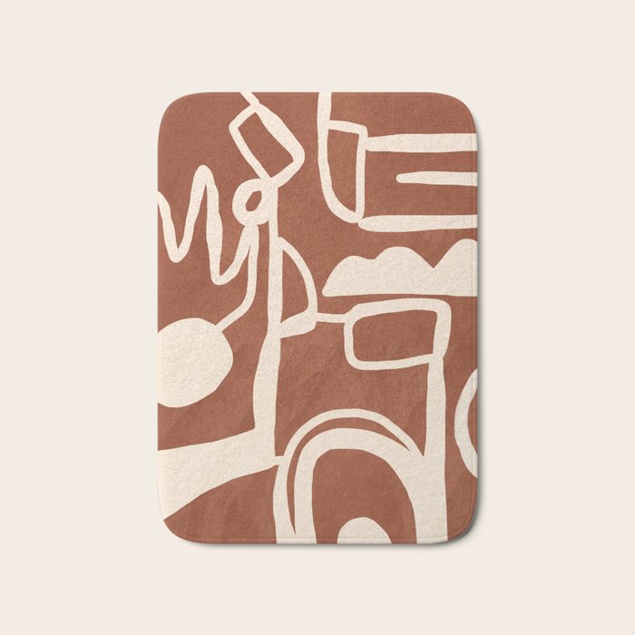 Abstract Lines 2 Bath Mat Gallery Image 1