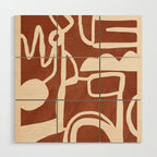Abstract Lines 2 Wood Wall Art Gallery Image 1