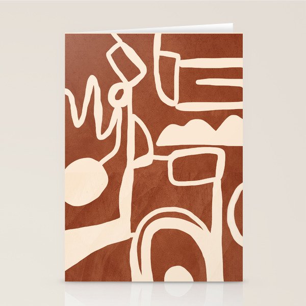 Abstract Lines 2 Stationery Card Gallery Image 2