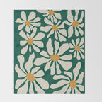 Happy Flora I Throw Blanket Gallery Image 2