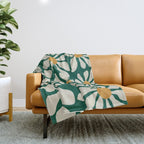 Happy Flora I Throw Blanket Gallery Image 1