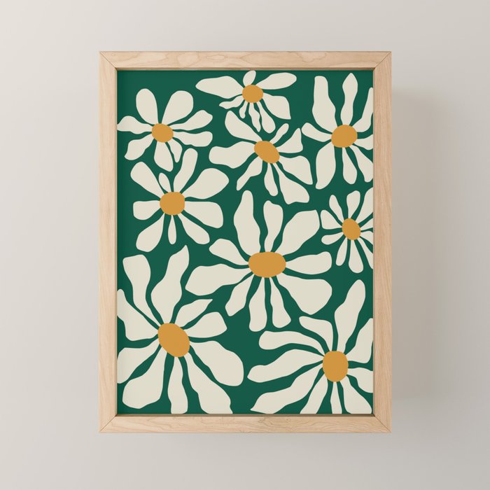 Happy Flora I Mini Art Print Gallery Image 1