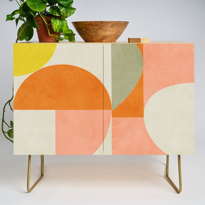 abstraction geometric 3 Credenza Gallery Image 1